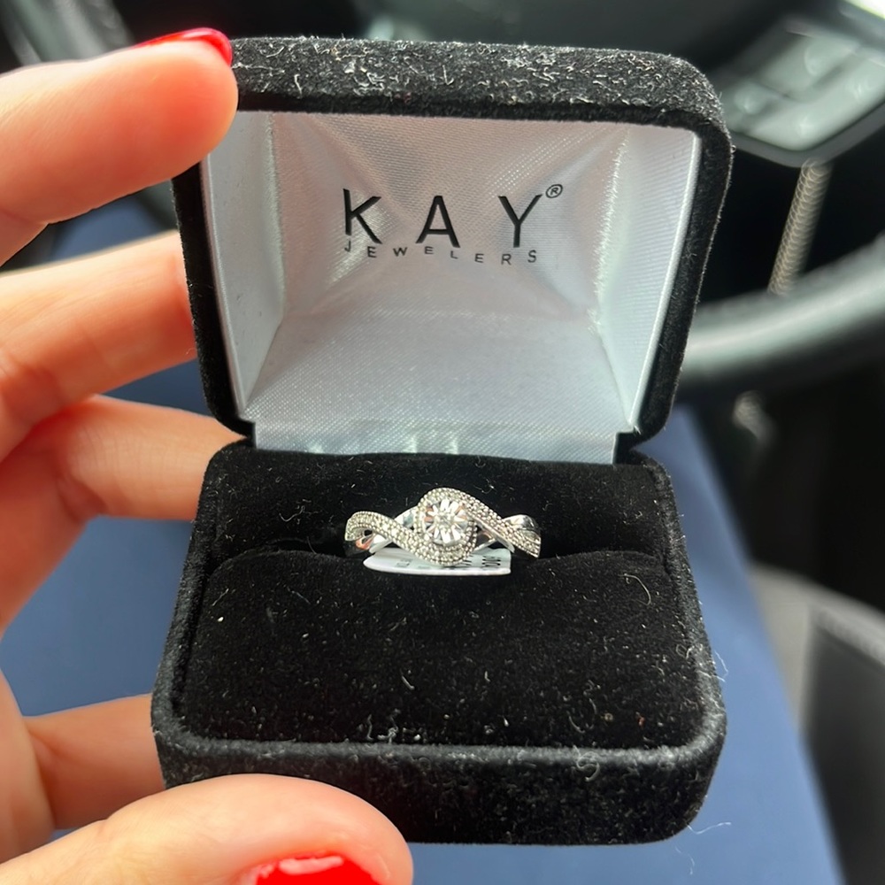 Sterling silver ring never worn original price 150.00